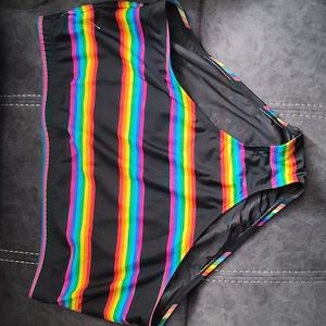 Torrid rainbow swim bottom
